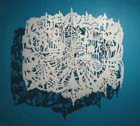 Draped and Shadowed Paper Art - Chris Natrop